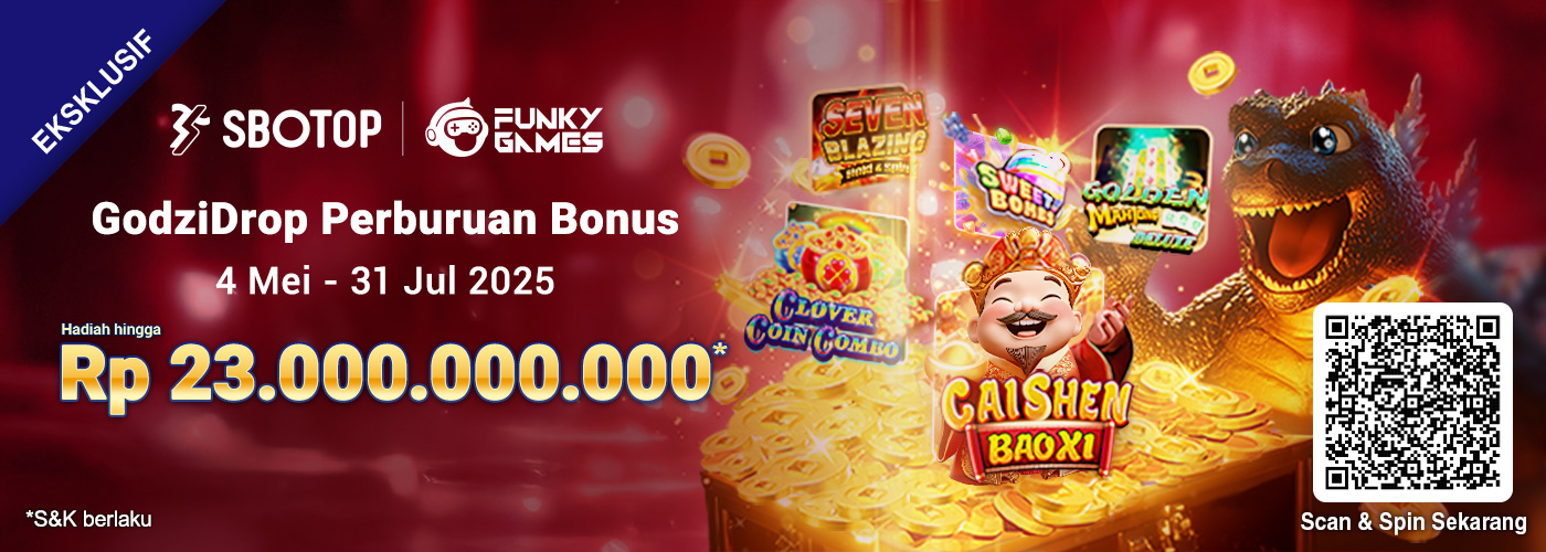 Funky Games GodziDrop Perburuan Bonus