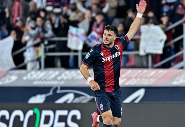 Riccardo Orsolini diandalkan Bologna di Serie A musim ini