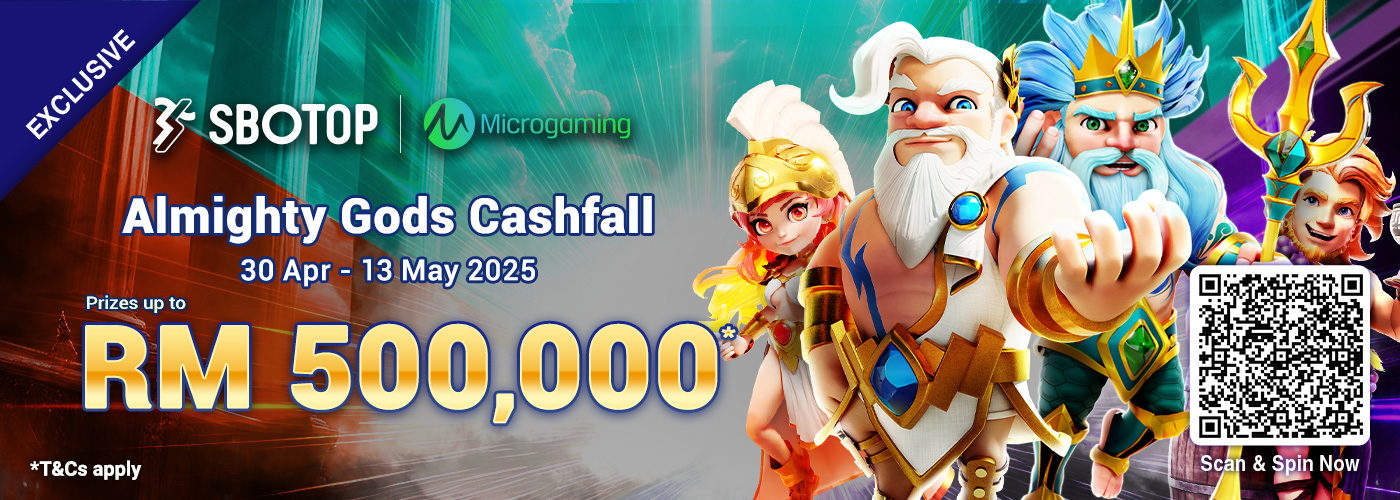 Microgaming Almighty Gods Cashfall