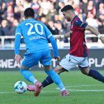 意甲联赛 作客博洛尼亚的那不勒斯状态不佳，以0比2告负，球员赛后神情失落