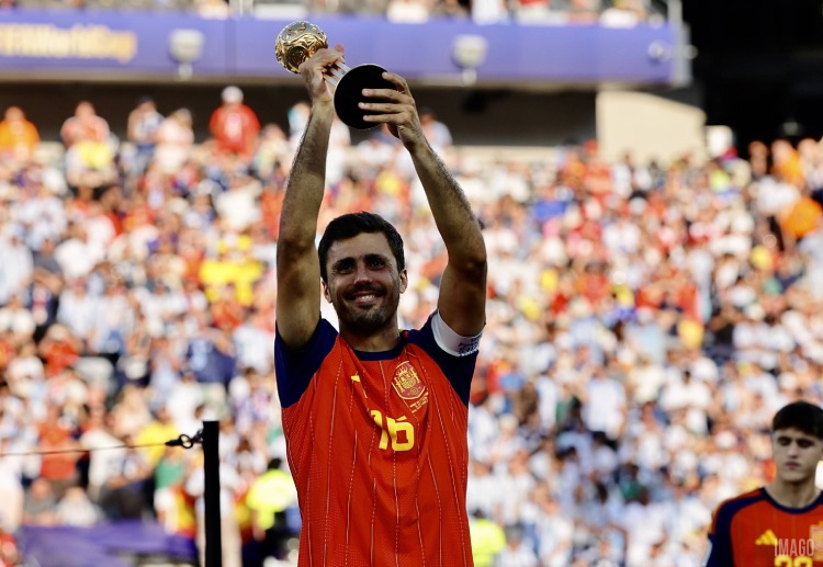 Rodri capped a magnificent World Cup 2026 campaign by receiving the Golden Ball award