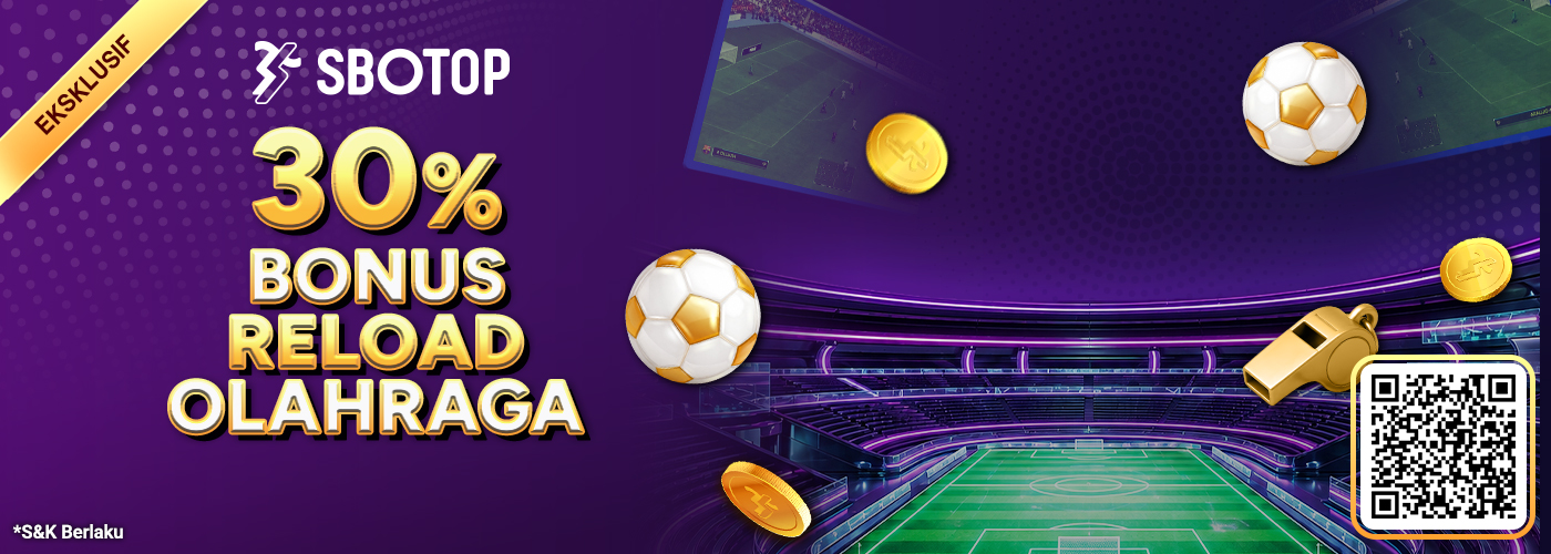 30% Bonus Reload Olahraga